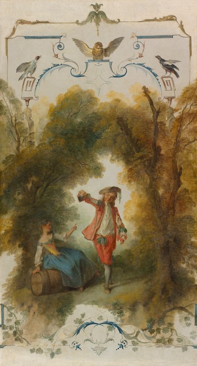 葡萄园c。 1723-1727。 作者 尼古拉斯·兰克里特（Nicolas Lancret）