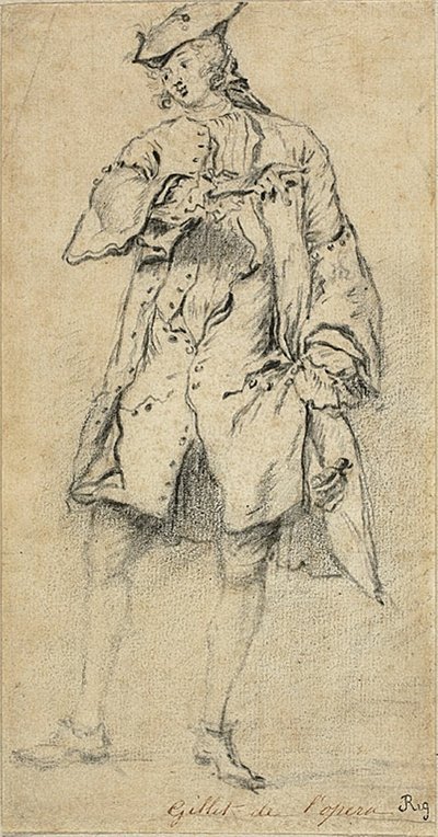 站立的年轻人 作者 尼古拉斯·兰克里特（Nicolas Lancret）