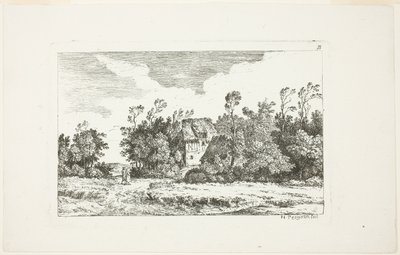 风景》，选自《Deuxieme Cahier de Paysage 作者 尼古拉斯·培里侬
