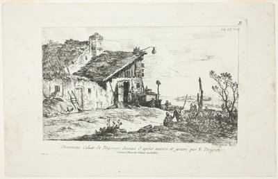 风景》，选自《Deuxieme Cahier de Paysage 作者 尼古拉斯·培里侬