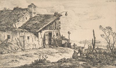 乡村风景，1772., 1772. 作者 尼古拉斯·培里侬