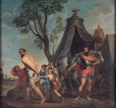 Camillus和Falerii的校长，1635-1640年 作者 尼古拉斯·普桑（Nicolas Poussin）