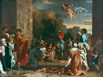 耶稣进入耶路撒冷，约1630年 作者 尼古拉斯·普桑（Nicolas Poussin）