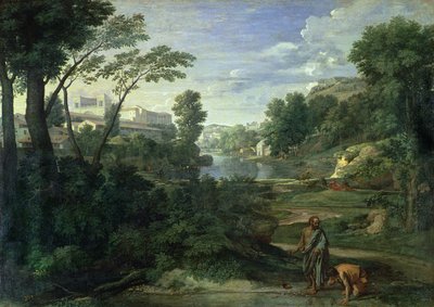第欧根尼的风景 作者 尼古拉斯·普桑（Nicolas Poussin）