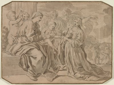 圣凯瑟琳的神秘婚姻 作者 尼古拉斯·普桑（Nicolas Poussin）