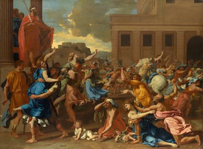 萨宾妇女的强奸 作者 尼古拉斯·普桑（Nicolas Poussin）