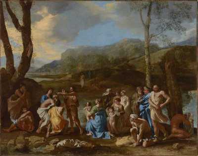 圣约翰在约旦河施洗 作者 尼古拉斯·普桑（Nicolas Poussin）
