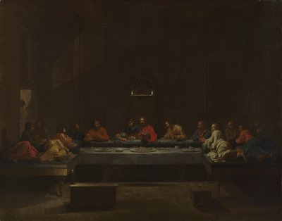 七个圣礼：圣体圣事，约1637-1640年 作者 尼古拉斯·普桑（Nicolas Poussin）
