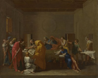 七个圣礼：至尊圣训，约1637-1640年 作者 尼古拉斯·普桑（Nicolas Poussin）