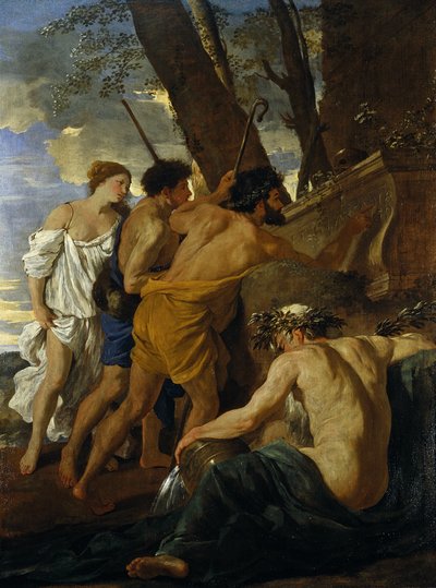 阿卡迪亚牧羊人（布面油画） 作者 尼古拉斯·普桑（Nicolas Poussin）
