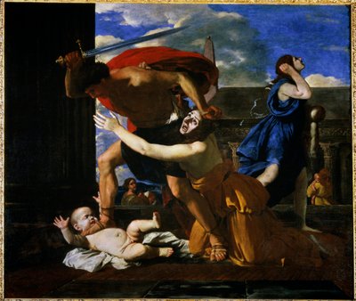 屠杀无辜者 作者 尼古拉斯·普桑（Nicolas Poussin）