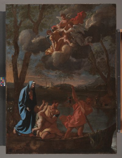 圣家族返回拿撒勒，约 1627 年（布面油画） 作者 尼古拉斯·普桑（Nicolas Poussin）