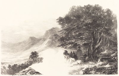 在乡下休息的农民 作者 亚历山大·加布里埃尔（后）Decamps