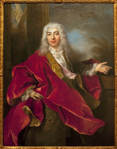 诺尔蒙先生的肖像 (?) - Nicolas de Largilliere (1656-1746) 作画，布面油画，大约 1700 年（诺尔蒙先生的肖像，Nicolas de Largilliere，布面油画，大约 1700 年）-古代艺术博物馆里斯本（葡萄牙） 作者 尼古拉斯·德·拉吉利埃