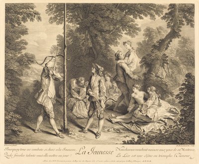 青年 作者 Nicolas de Larmessin IV 在 Nicolas Lancret 之后