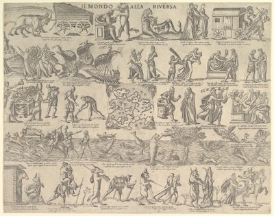 世界被颠覆了，1552-79。 作者 尼科洛·内利
