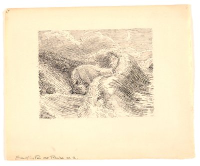 Sandflugten ved Tisvilde "插图 作者 尼尔斯·斯科夫加德