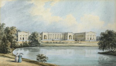 沙尔斯科耶塞洛的亚历山大宫景观，1839年 作者 尼康诺·格里戈里耶维奇·切尔涅佐夫