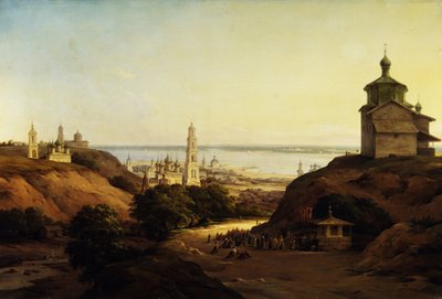 尤里耶夫-波沃利茨基的景色，1851年 作者 尼康诺·格里戈里耶维奇·切尔涅佐夫