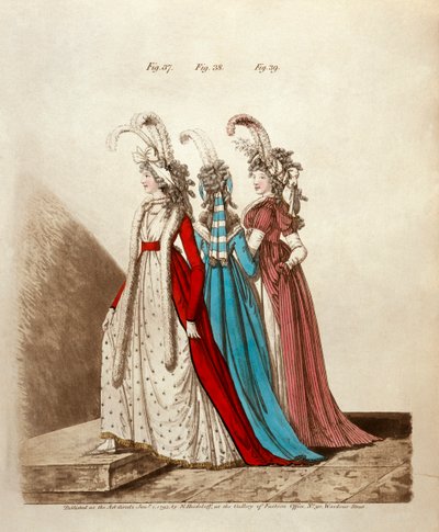 下午的礼服，1795年 作者 尼克劳斯·冯·海德洛夫
