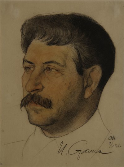约瑟夫·斯大林的肖像1879-1953年，1922年 作者 Nikolai Andreevich Andreev
