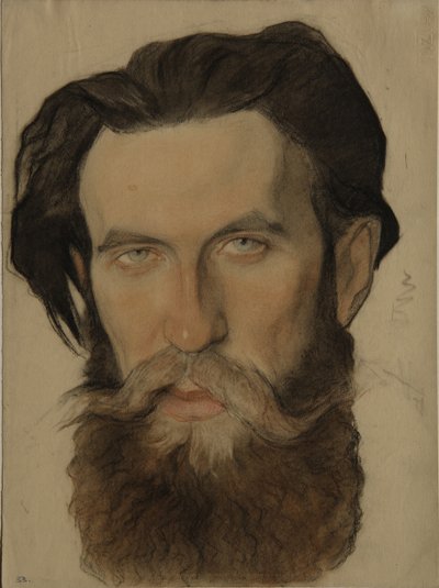 奥托·史密特（Otto Y.Schmidt）肖像（1891-1956，1921-1922） 作者 Nikolai Andreevich Andreev