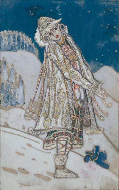 剧院戏剧《雪少女》的服装设计，A。Ostrovsky，1912年 作者 尼古拉·康斯坦丁·诺维奇·罗里奇