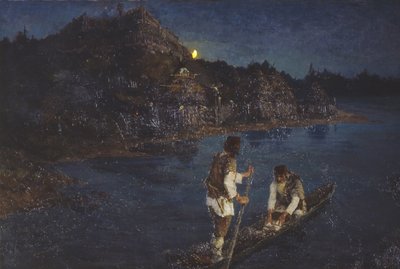 信使，1897年 作者 尼古拉·康斯坦丁·诺维奇·罗里奇