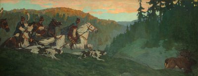1901年，大王子晨猎 作者 尼古拉·康斯坦丁·诺维奇·罗里奇