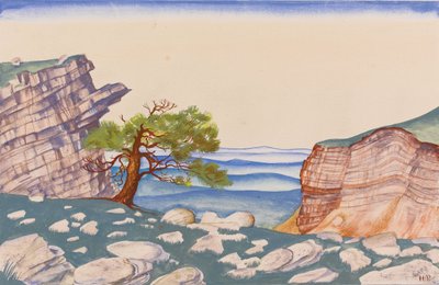 I. Stravinsky的芭蕾舞剧《春之祭》的舞台设计 作者 尼古拉·康斯坦丁·诺维奇·罗里奇