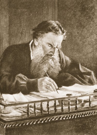 Leo Tolstoy（棕褐色照片） 作者 尼古拉·尼古拉耶维奇·格