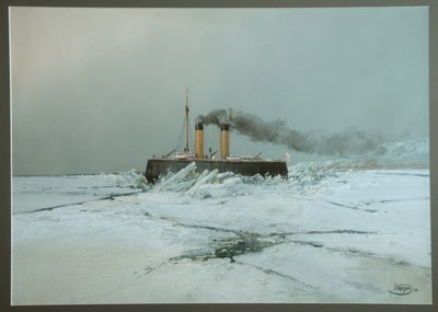 破冰船Yermak, 1898 作者 尼古拉·尼古拉耶维奇·卡拉辛
