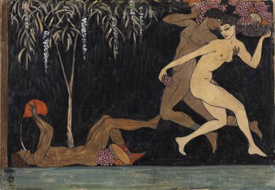 Bacchanal场景，1914年 作者 Nikolai Petrovich Feofilaktov