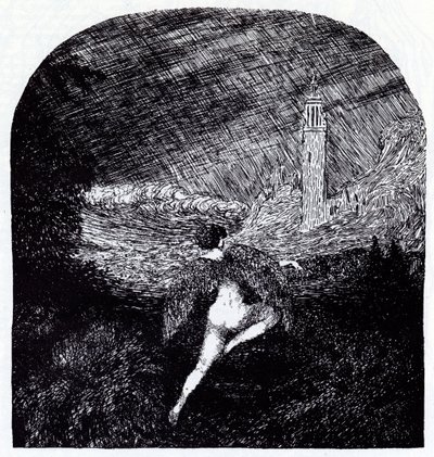 浪漫主义。象征主义杂志Vesy The Balance，1905年 作者 尼古拉·彼得罗维奇·费非拉科夫