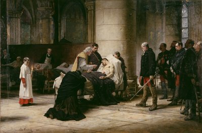 英雄的死亡，1888年 作者 Nils Forsberg the Elder