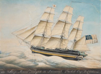 麦肯号，1828-35。 作者 尼维莱
