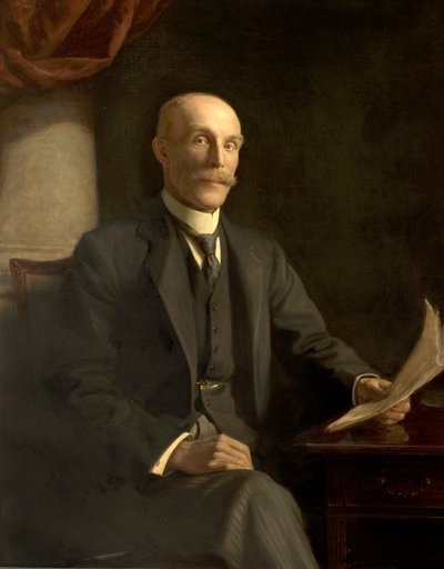约翰·麦克雷爵士 (Sir John T. McCraith)，太平绅士（布面油画） 作者 诺埃尔·丹霍姆·戴维斯