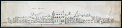 圣路易斯医院，约1677年（纸上笔墨）。 作者 诺埃尔·加斯林