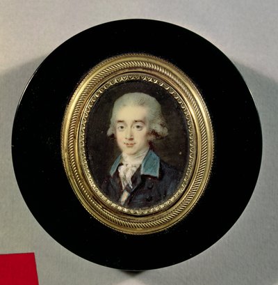 Hans Axel von Fersen伯爵的肖像（1755-1810） 作者 诺埃尔·哈勒（Noel Halle）