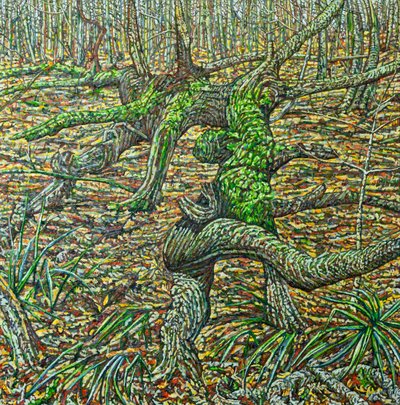 Herbst Tors，2023 年（布面油画） 作者 诺埃尔·潘恩