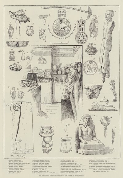 弗林德斯皮特里先生的埃及古物展 作者 Norman Hardy