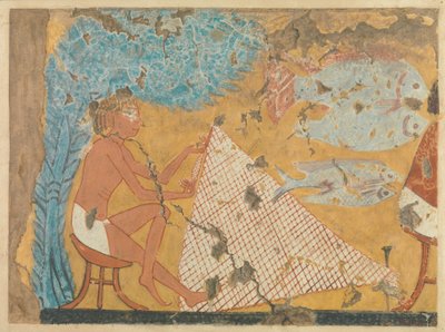 男人制作网，Ipuy墓，公元前1295-1213（纸上蛋彩画） 作者 诺曼·德·加里斯·戴维斯