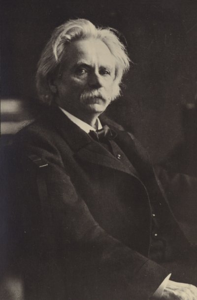 Edvard Grieg，挪威作曲家和钢琴家（1843-1907） 作者 Norwegian Photographer
