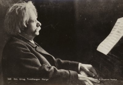 Edvard Grieg在挪威Troldhaugen 作者 挪威摄影师