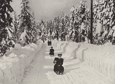 克里斯蒂安尼亚附近的冬季运动 作者 Norwegian Photographer