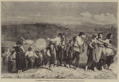 德国的干草制造，最后的负荷 作者 OA Sickert