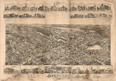 马萨诸塞州斯宾塞，1892 年。 作者 哦，贝利和公司。