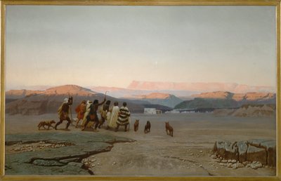 Les bergers conduits par l