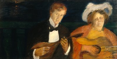 夜鸟》，博肯-拉松和斯滕-德鲁森 作者 Oda Krohg