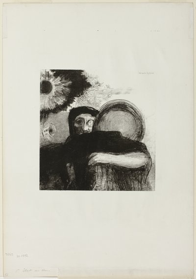 奇怪的杂耍者》，选自《向戈雅致敬》第 5 版 作者 奥迪隆·雷顿（Odilon Redon）